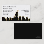New York Taxi Business Cards (Front/Back)