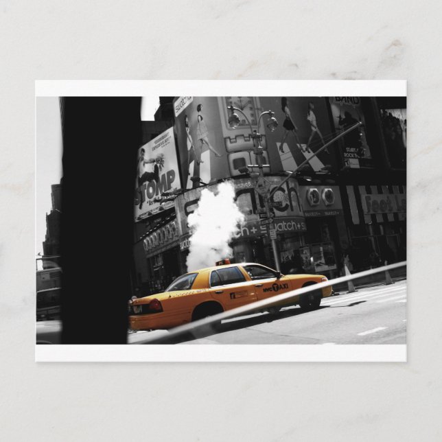 New York Taxi Postcard (Front)