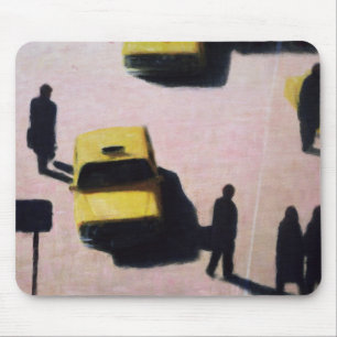 New York Taxis 1990 Mouse Mat