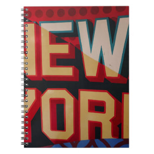 New York text Notebook