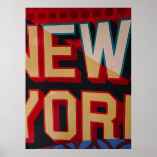 New York text Poster