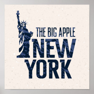 New York   The Big Apple Poster