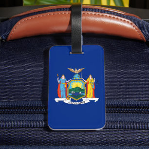 New York: The Empire State, Home Big Apple Flag Luggage Tag