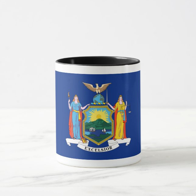 New York: The Empire State, Home Big Apple Flag Mug (Center)