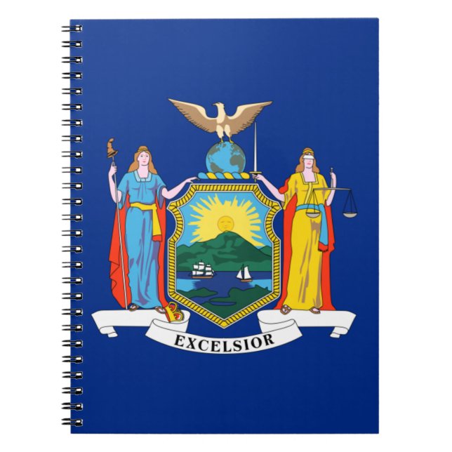 New York: The Empire State, Home Big Apple Flag Notebook (Front)