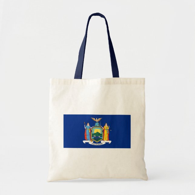 New York: The Empire State, Home Big Apple Flag Tote Bag (Front)