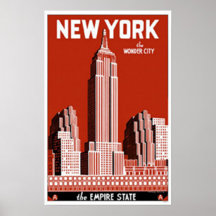 New York the Wonder City Poster