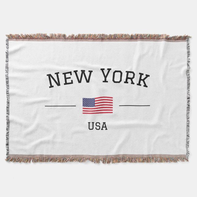 New York Throw Blanket (Front)