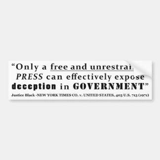 New York Times Co v United States 403 us 713 1971 Bumper Sticker