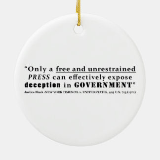 New York Times Co v United States 403 us 713 1971 Ceramic Tree Decoration