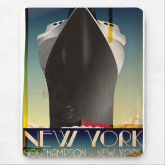 New York To Southampton Mouse Mat