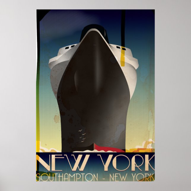 New York To Southampton Poster (Front)