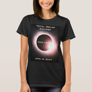 NEW YORK Total solar eclipse April 8, 2024 T-Shirt