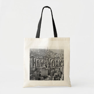 New York Tote Bag - Grey