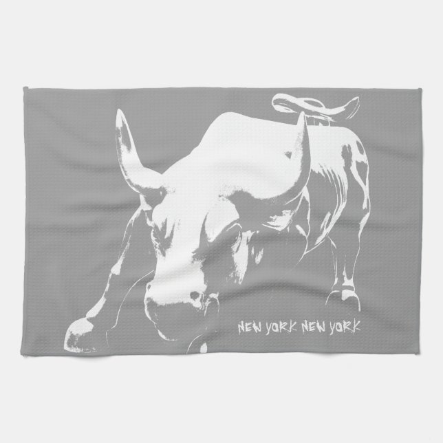 New York Towel Personalised NYC Souvenir Tea Towel (Horizontal)