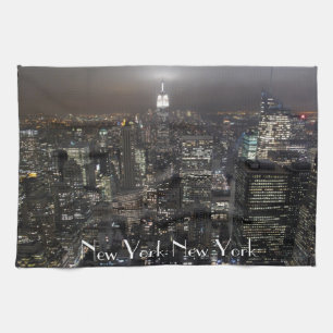 New York Towel Personalised NYC Souvenir Tea Towel