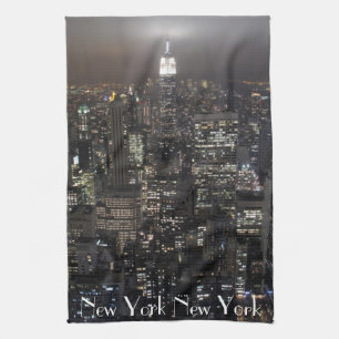 New York Towel Personalised NYC Souvenir Tea Towel