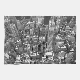 New York Towel Personalised NYC Souvenir Tea Towel