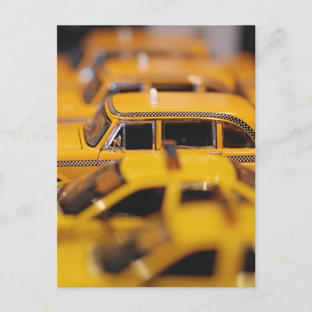 New York Toy Taxis Postcard (Front)