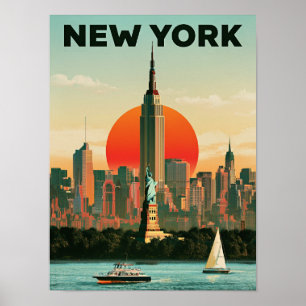 New York Travel Poster