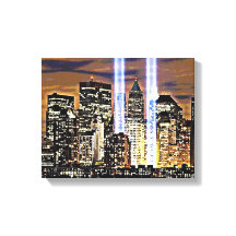 New York Twin Towers Light Beams