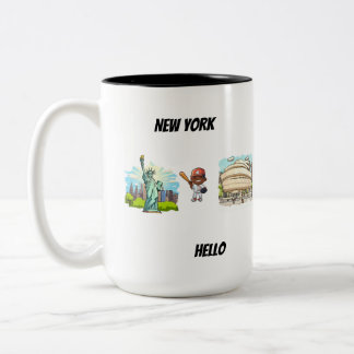 New York Two-Tone Coffee Mug
