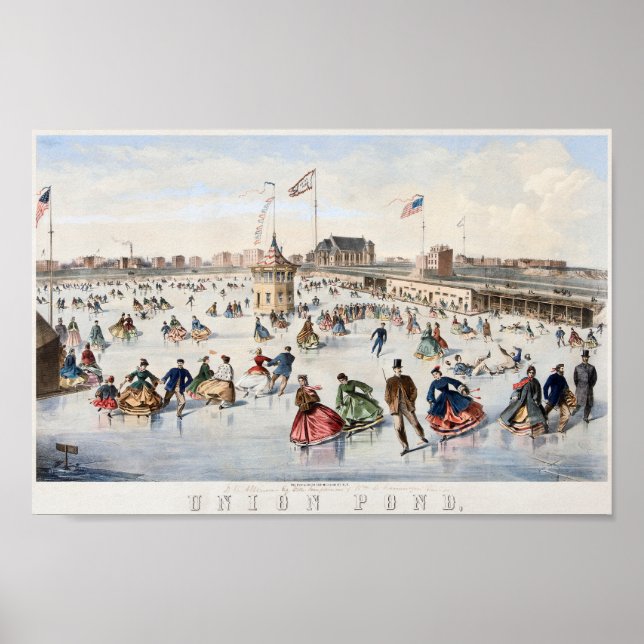 New York Union Pond Poster (Front)