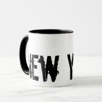 New York - Urban Style Black And White Mug