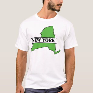 New York US State Monogram T-Shirt