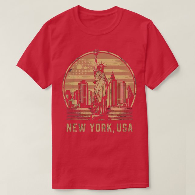 new york usa 1 T-Shirt (Design Front)