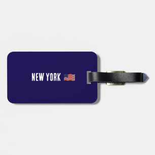New York/USA Flag Luggage Tag