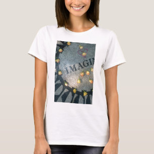 New York USA  Imagine Mosaic, Strawberry Fields Ce T-Shirt