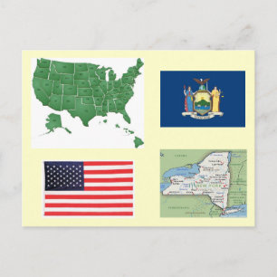 New York, USA Postcard