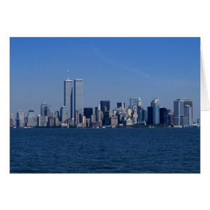 New York, USA. Skyline of downtown Manhattan