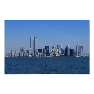New York, USA. Skyline of downtown Manhattan Photo Print