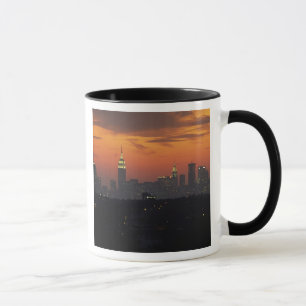 New York, USA. Skyline of uptown Manhattan Mug