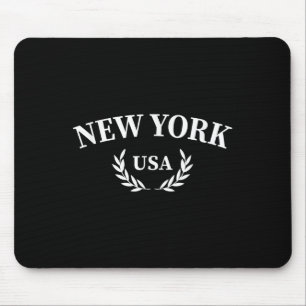 New York - Usa - Throwback Design - Clic Mouse Mat