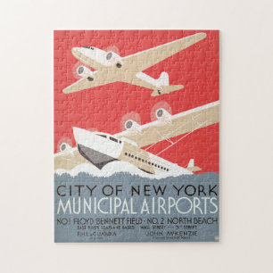 New York Vintage Art Cool Historical Photos Travel Jigsaw Puzzle