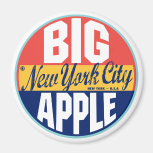 New York Vintage Label Magnet