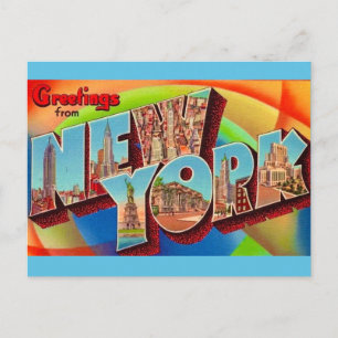 New York Vintage Postcard