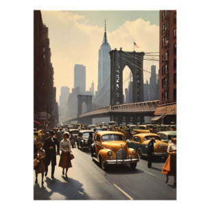 New York vintage poster