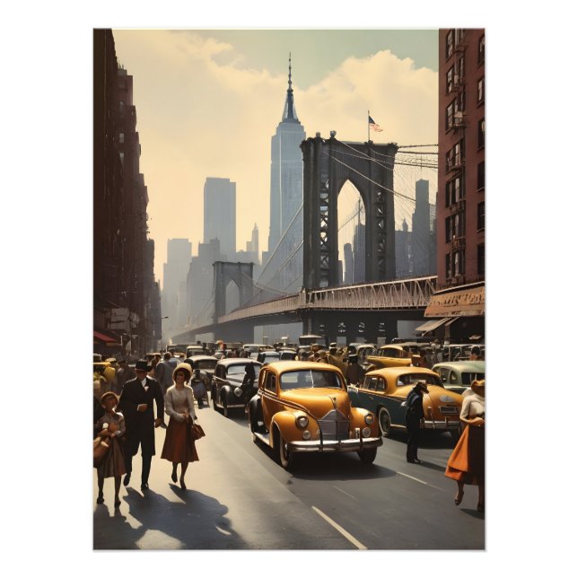 New York vintage poster (Front)