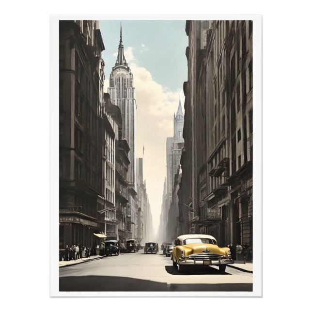 New York vintage poster (Front)