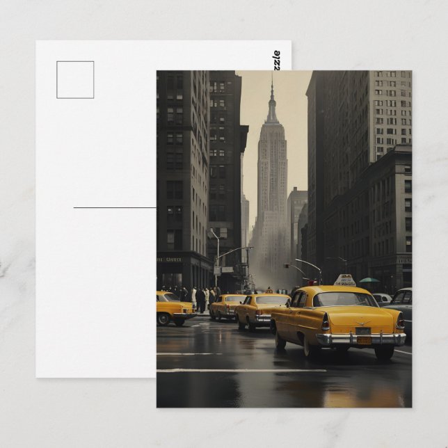 New York vintage poster Postcard (Front/Back)
