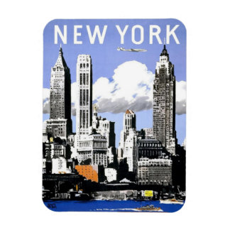 New York Vintage Reise Magnet