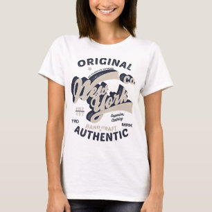 New York vintage retro lettering design T-Shirt