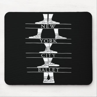 New York Vintage Retro Style Design Ballet Dancing Mouse Mat