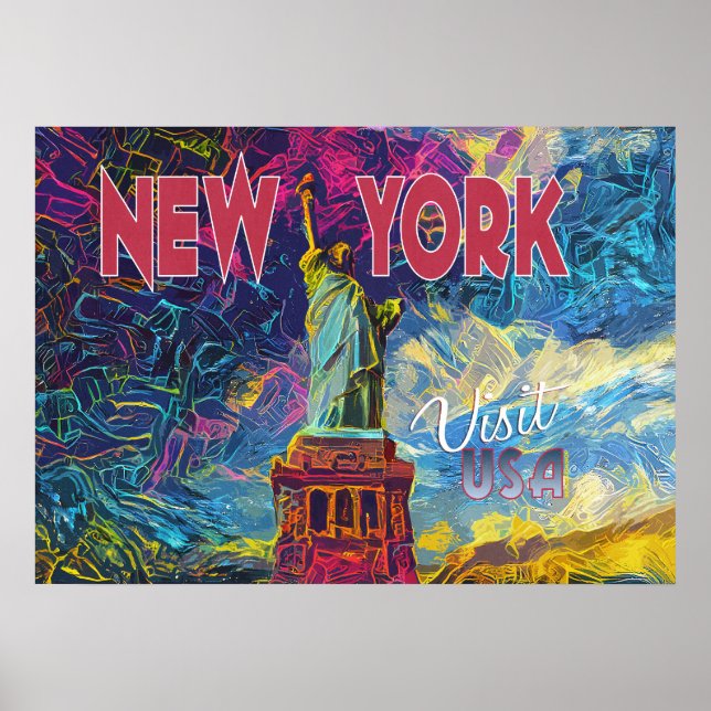 New York, Visit USA... Poster (Front)