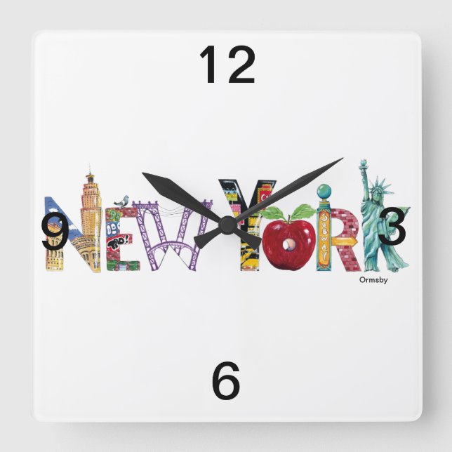 New York Wall Clock (Front)