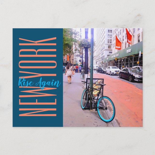 New York-Wall Street Postcard (Front)